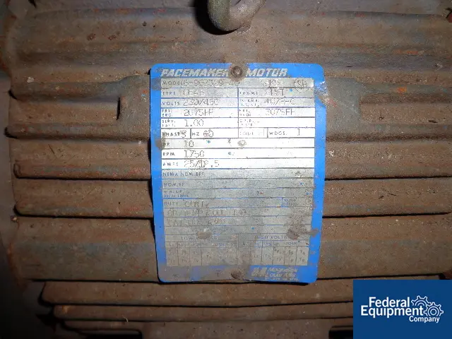 10 HP Speedaire #52405C, air compressor, mounted on Carbon Steel air tank, 230/460 V., #39395 - Image 4