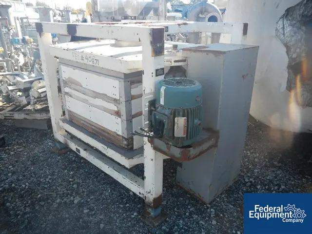 34" x 34" Great Western #711, sifter, 4-deck, on base w/1.5 HP, 230/460 V. motor, serial #2303, #40871 - Image 2