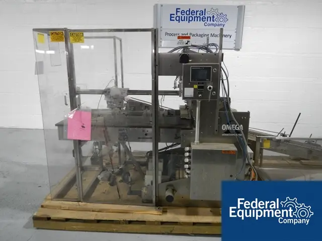 Omega Design #DL27, shrink bundler, to 26 bundles/min or 150 contain./min, 30" W x 11" H x 24" L heated - Image 2