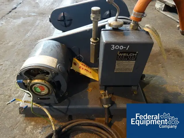 1.2 CFM, Welch #1399, 1/3 HP, 115 V., serial #14061 & #12481, (1) lot of (2 available), #42583 - Image 3