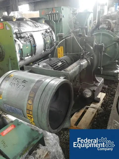 Donaldson Mikro Pul Hosokawa #C24, mechanical air classifier, Stainless Steel, 24" dia.chamber, on base w/15 - Image 2