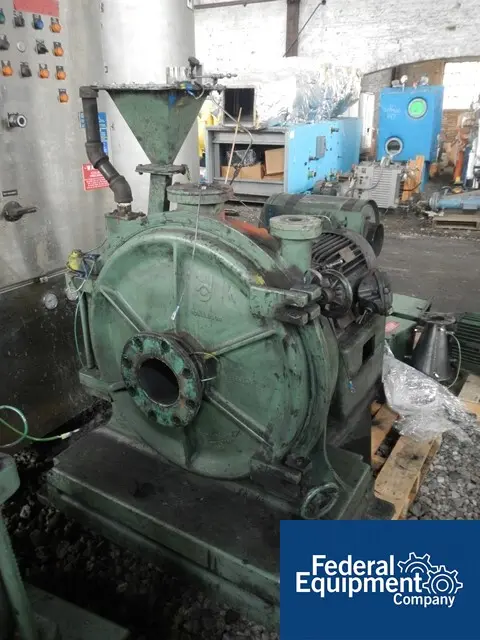 Donaldson Mikro Pul Hosokawa #C24, mechanical air classifier, Stainless Steel, 24" dia.chamber, on base w/15 - Image 3