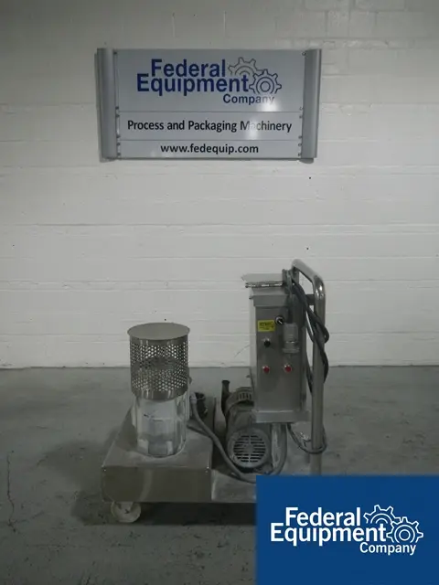 Tri-Clover #F3218mb-b40, Tri-Blender, Stainless Steel, 10 HP, 8" dia.impeller, 1.5" liquid inlet, 3" powder - Image 1