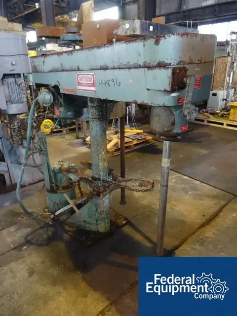 7.5 HP Myers #500E-7.5, Stainless Steel shaft, barrel clamp, 230/460 V. explosion proof, vari-speed, hyd.lift - Image 2