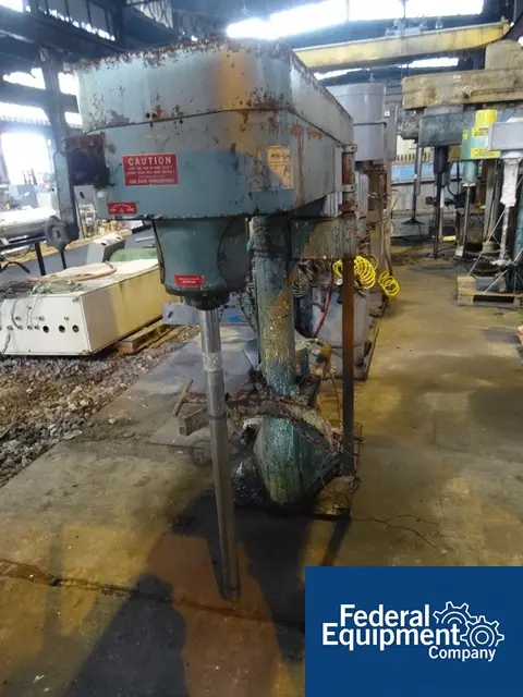 7.5 HP Myers #500E-7.5, Stainless Steel shaft, barrel clamp, 230/460 V. explosion proof, vari-speed, hyd.lift - Image 3