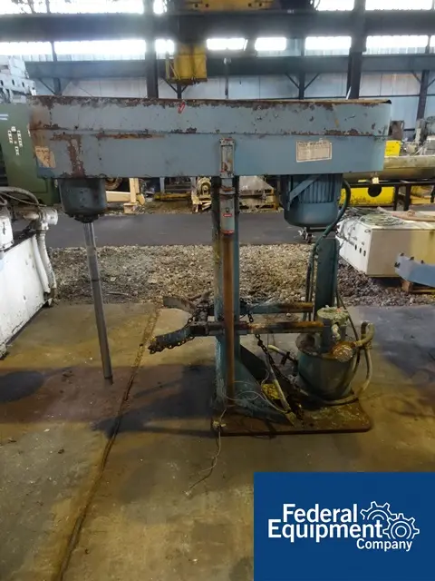 7.5 HP Myers #500E-7.5, Stainless Steel shaft, barrel clamp, 230/460 V. explosion proof, vari-speed, hyd.lift - Image 4