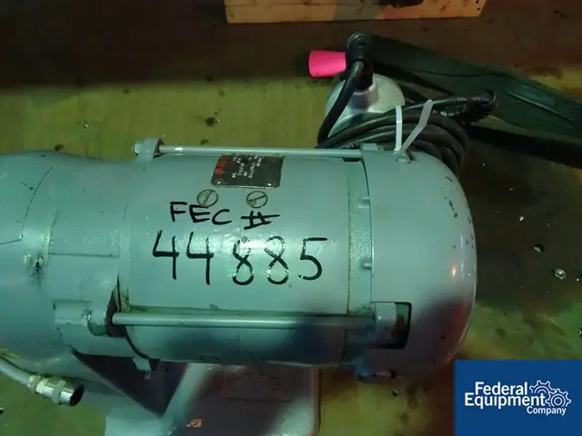 Atlantic Research Helicone #2CV, Stainless Steel Mixer, 15-150cc capacity, 1/2 HP mtr.dr, less mixing - Image 6