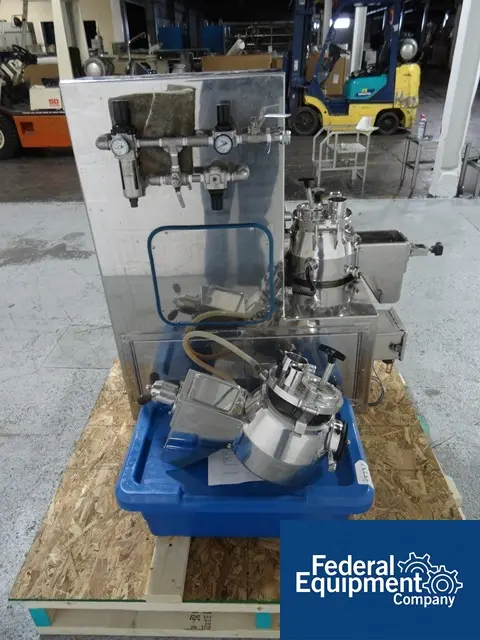 5 liter Powrex #FM-VG-05, hi-shear granulating w/2-jktd.bowls, choppers, sanitary Stainless Steel, man - Image 4