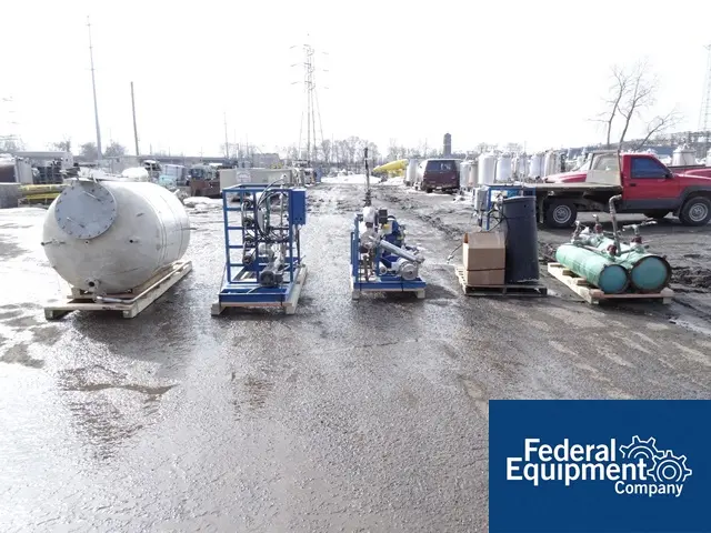 HydroService #64059, RO System, 4-pass, 5 GPM @ 200 psi,skid mounted,pump,dual tank water softener,Stainless - Image 1