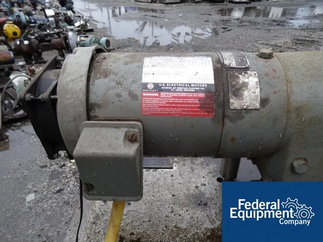 Waukesha #34, Stainless Steel Rotary Lobe Pump, 2" x 8" rect.feed open.w/S/S feed hopper, 1.5" bottom disch - Image 7
