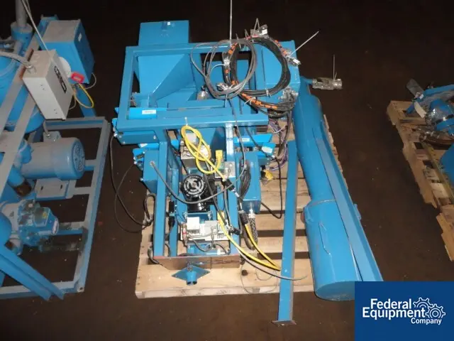 Novatec #MCS-206, 3 material volumetric blend.system, pneu.receivers, inline fines filter #MGBBS-3, Micro - Image 4