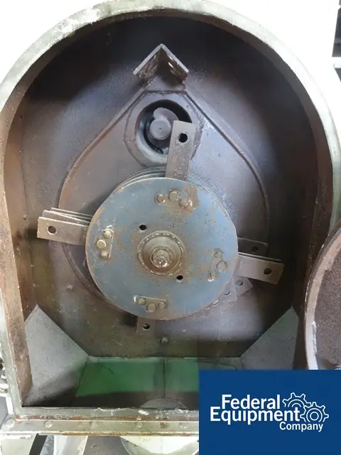 Jacobson #P2400-FF, Carbon Steel Full Circle Mill, 24" dia.grind.chember, 6" screw feeder, w/hopper, 60 HP - Image 7