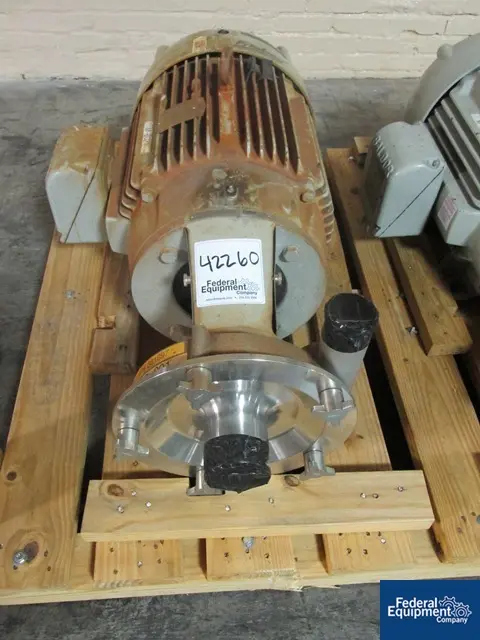 600 GPM @ 100' TDH, Fristam #FPR3452-245, Stainless Steel, 3" x 2", tri-clamp connect, 40 HP, 460 V., serial - Image 2