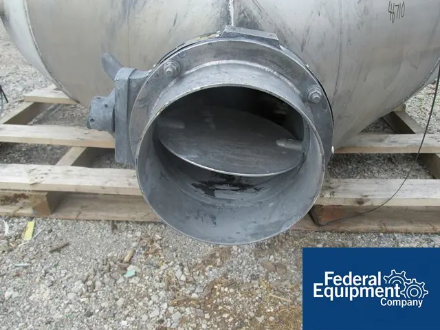 50 cu.ft. Lowe Industries #CV50-H, 304 Stainless Steel, 18" feed ports w/covers, on stand w/5 HP, 230/460 - Image 3