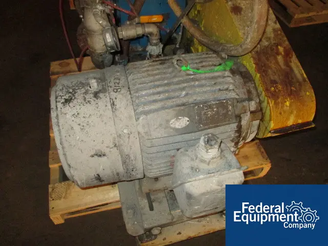 Lobeflo #SR/5/116/LS/3A, Stainless Steel Rotary Lobe Pump, 2" inlet & outlet, on base, 25 HP, serial #21215B - Image 4