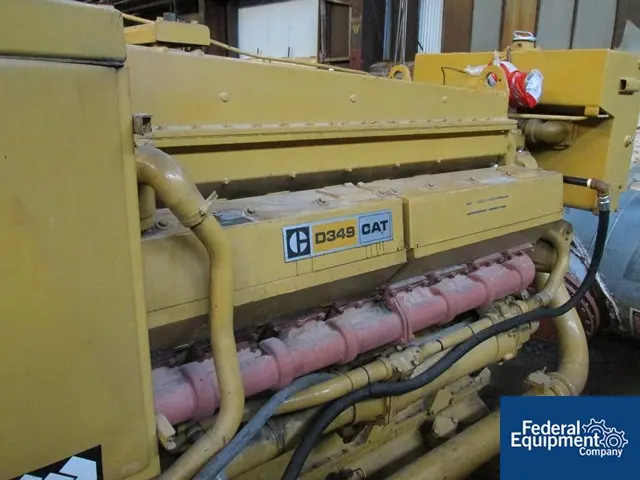 750 KW Caterpillar #D349, SRCR, 938 KVA, diesel fired, 1100 HP, 16 cyl.eng, 1800 RPM, 280 gal.C/S tank, 705.4 - Image 7