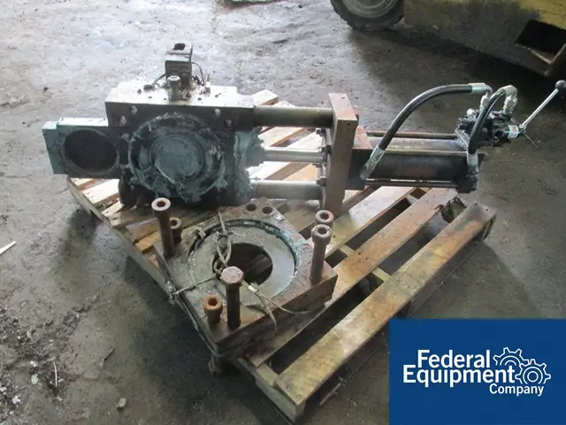 6" Beringer #RSL-60, hydraulic screen changer, dual breaker plate w/5 HP, 230/460 V. power pack, #47363 - Image 2