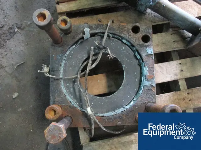 6" Beringer #RSL-60, hydraulic screen changer, dual breaker plate w/5 HP, 230/460 V. power pack, #47363 - Image 3