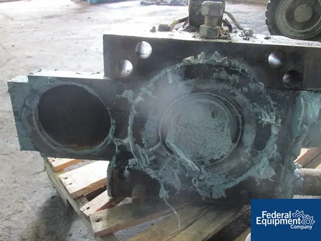 6" Beringer #RSL-60, hydraulic screen changer, dual breaker plate w/5 HP, 230/460 V. power pack, #47363 - Image 4