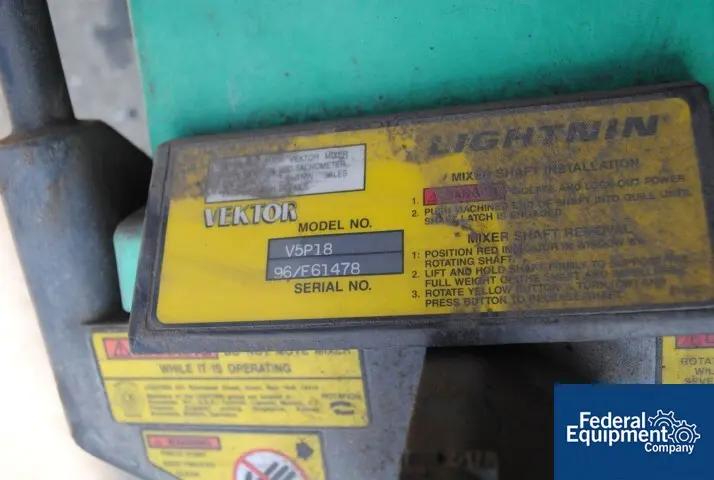 .25 HP Lightnin #Vektor, Agitator, Mixer, #47477 - Image 3