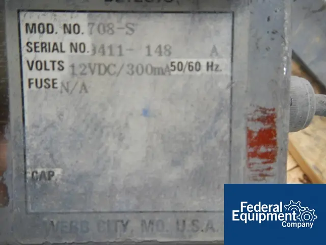 Cardinal #708S, Digital Scale, 12 V., serial #9411-148, #43073 - Image 3