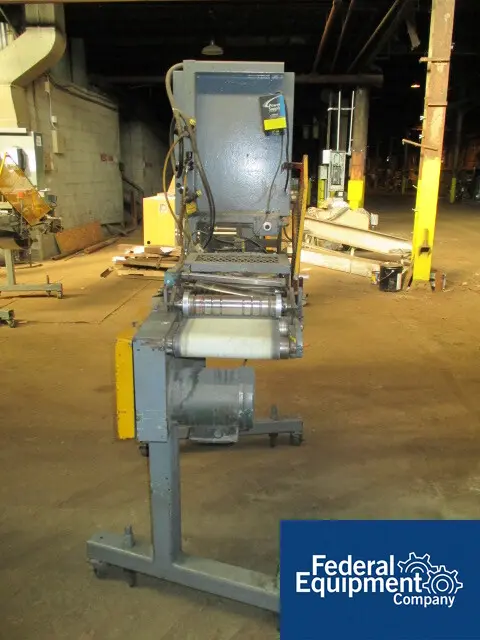GEC #403, folder, 11" W, 3-fold in web direction, stacking bin & stack drop, 460 V., 3-phase, #47661 - Image 4