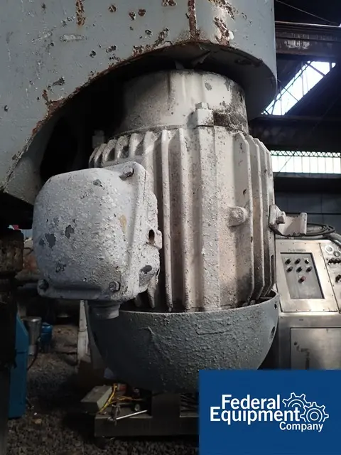 50 HP Cowles, Stainless Steel disperser, shaft & blade, air over oil hydraulic lift w/air tank, 230/460 - Image 5