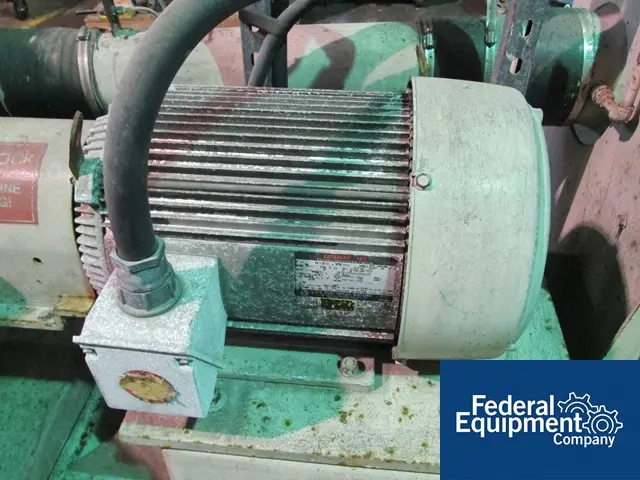 Donaldson #C24, mechanical, aluminum, 24" dia.chamber, on base w/15 HP, 230/460 V., #eb16-0008 air cleaner - Image 7
