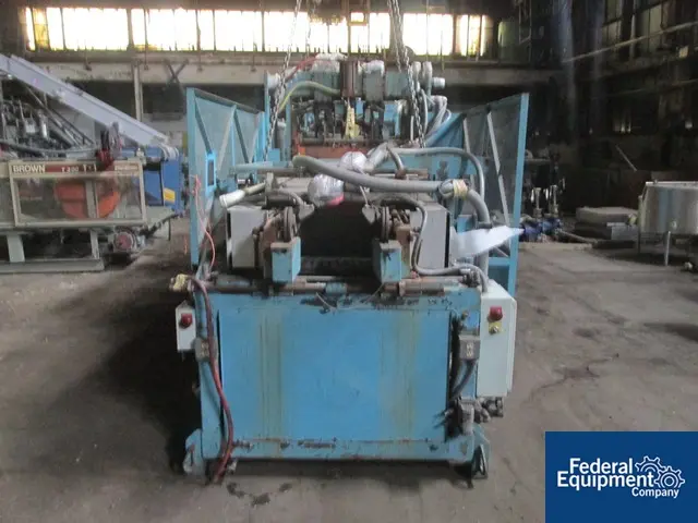 Lyle #125FT, thermoformer, dual forming stations, 29" W x 25" L platens, 5" stroke, 7' L oven, control panel - Image 3