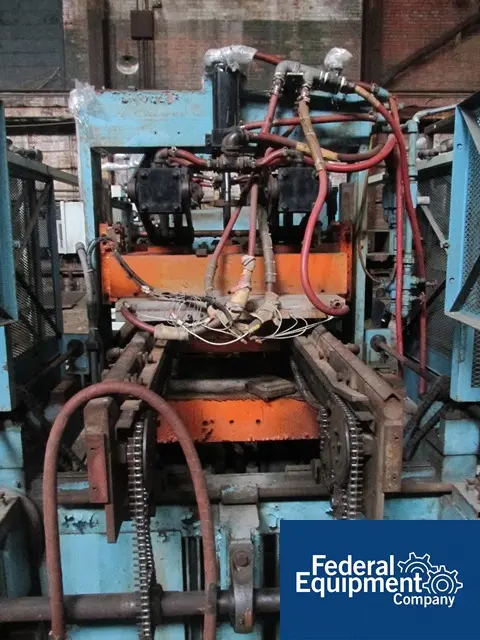 Lyle #125FT, thermoformer, dual forming stations, 29" W x 25" L platens, 5" stroke, 7' L oven, control panel - Image 6