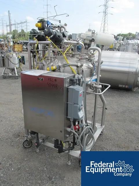47.55 gallon DCI, 316 Stainless Steel, 180 liter reactor, 30" dia.x 8" str.side, 50 psi, jacketed 170 psi - Image 2