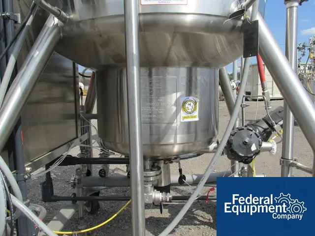 47.55 gallon DCI, 316 Stainless Steel, 180 liter reactor, 30" dia.x 8" str.side, 50 psi, jacketed 170 psi - Image 7