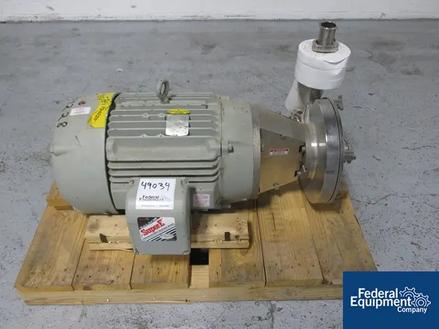 Fristam #FPR752-235, Stainless Steel, 3" x 2", 40 HP, 230/460 V., serial #FPR7520901051, #49034 - Image 1