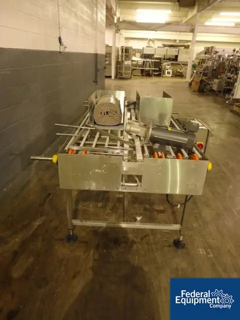 30" x 64" NJM / CLI #TACO-5014, Biflow conveyor, individual .5 HP DC conv.drives, 15" W slat conveyors, 2003 - Image 2