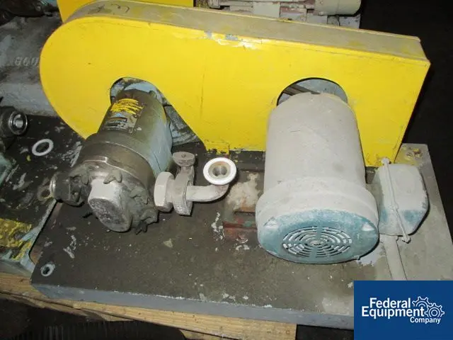 Waukesha #3, Stainless Steel Rotary Lobe Pump, 3/4 HP Motor, serial #D075501, #46883 (2 available) - Image 1