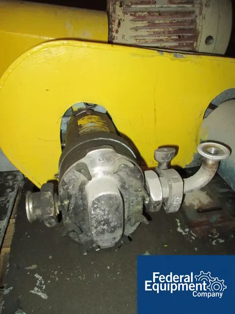 Waukesha #3, Stainless Steel Rotary Lobe Pump, 3/4 HP Motor, serial #D075501, #46883 (2 available) - Image 2