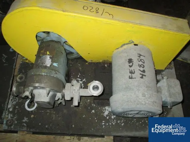 Waukesha #3, Stainless Steel Rotary Lobe Pump, 3/4 HP Motor, serial #D075503, #46884 - Image 1
