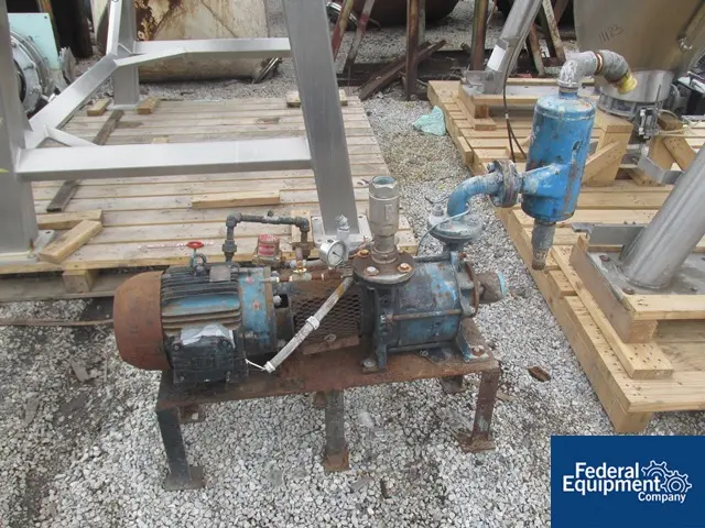 120 CFM, Graham #3PV32080/12/43/M, Carbon Steel liquid ring, 1750 RPM, serial #02-51453-1, #48771 - Image 3