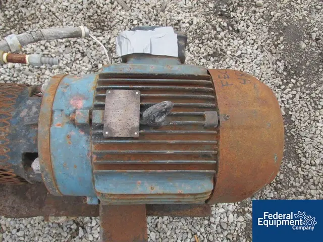 120 CFM, Graham #3PV32080/12/43/M, Carbon Steel liquid ring, 1750 RPM, serial #02-51453-1, #48771 - Image 4