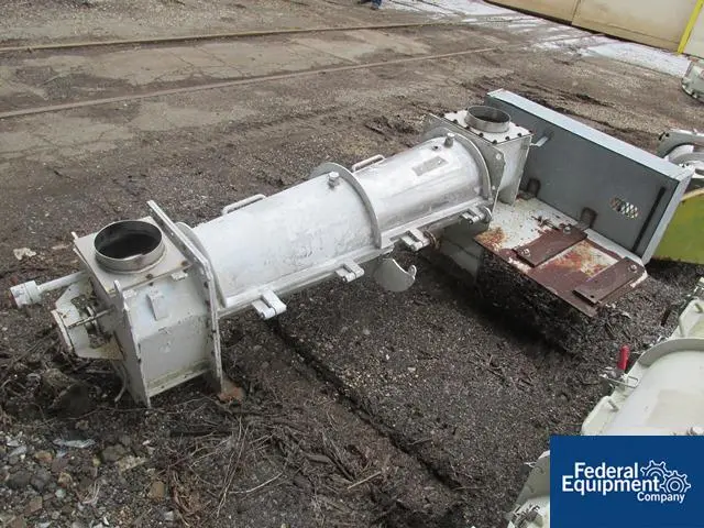 Ruberg #CM-150, Stainless Steel, 150 liter, 15" dia.x 55" L mixing chamber, belt driven, no motor, #49583 (2 - Image 1