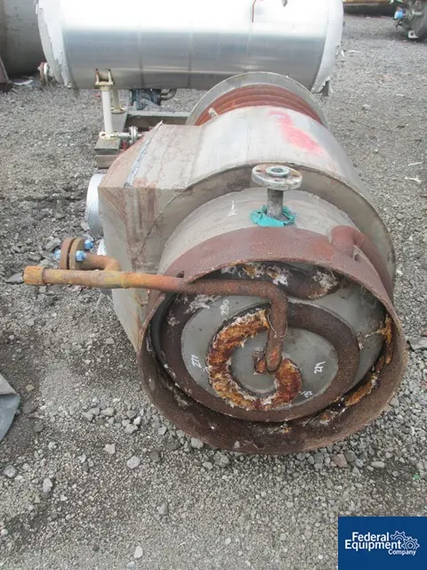 100 gallon Lowe-Mar tank, Hastelloy C-276, vessel 5 psi @ 600°F, Carbon Steel jacket 75 psi @ 600°F - Image 3