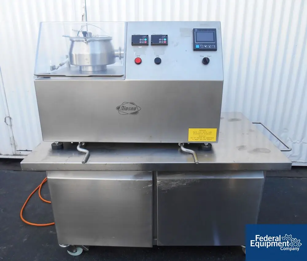 4 liter Diosna #P1/6, high shear mixer, Stainless Steel, #250-1 - Image 1