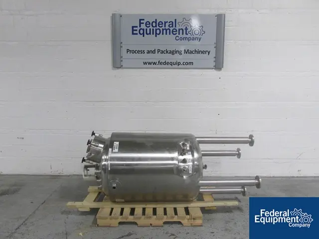 100 gallon Apache, Stainless Steel reactor, 40/40 psi, jacketed, #241-32 - Image 1