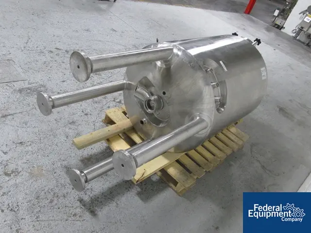 100 gallon Apache, Stainless Steel reactor, 40/40 psi, jacketed, #241-32 - Image 4