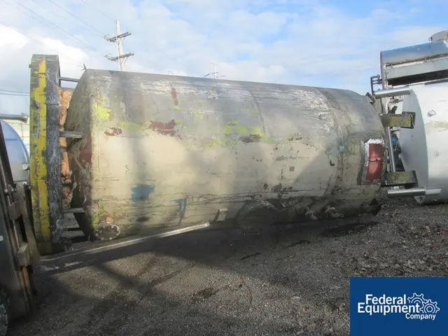 5000 gallon Process Engineering, Stainless Steel tank, 96" diameter x 162" straight side, #247-10 - Image 1