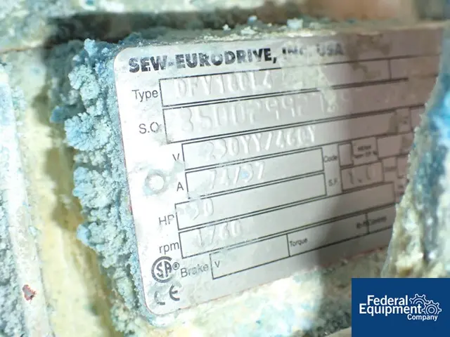 26 cu.ft. American Process Process #FZM26, Fluidized Zone Mixer, Twin Shaft Mixer, #2872-1 (3 available) - Image 7