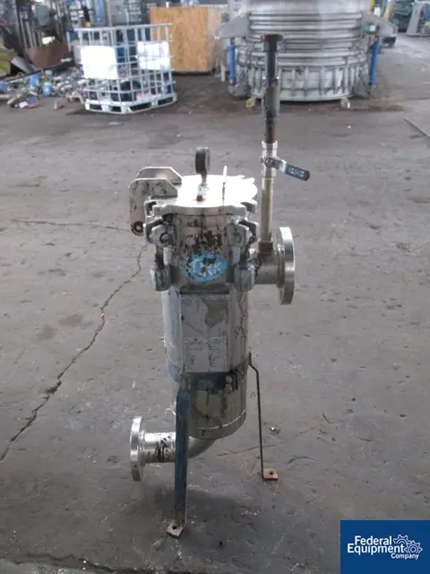 8" York #HSSSB113F-BSLRP-CRN, basket filter, 8" diameter x 18" deep, Stainless Steel, 150 psi @ 225&deg;F, #43225 - Image 1