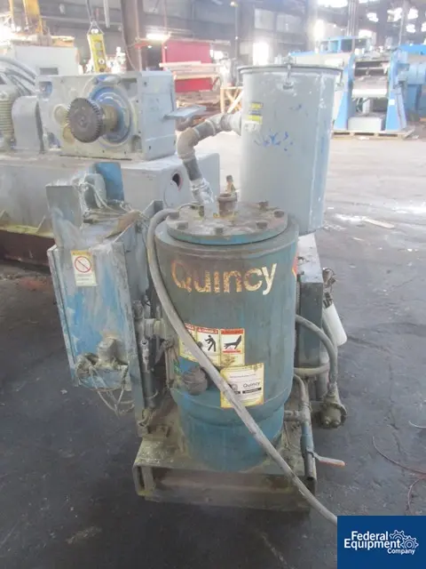 196 cfm @ 29.9" Hg., Quincy #QSVB10WN3C, vacuum pump, 230/460 V., 10 HP, s/n #38145, used, #2877-22 - Image 3