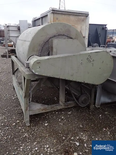 50 cu.ft. Burton #C10-10, rotary blender, carbon steel construction, 5 HP, used, #2892-3 - Image 3