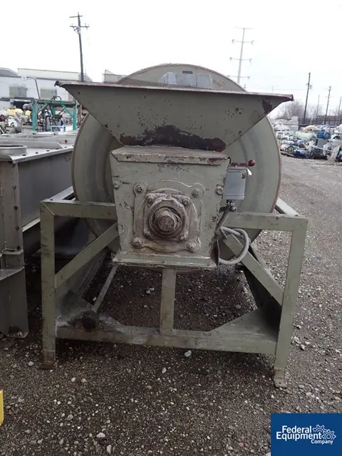 50 cu.ft. Burton #C10-10, rotary blender, carbon steel construction, 5 HP, used, #2892-3 - Image 4